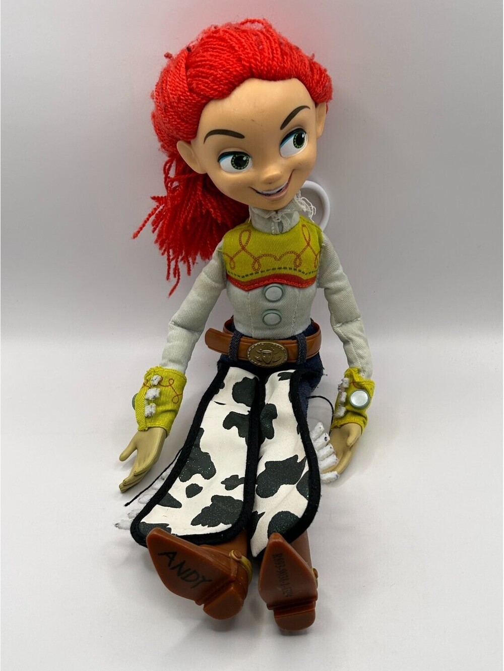 Disney Pixar Toy Story Jessie the Yodeling Cowgirl talking rag doll figure
